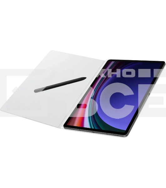Чехол Samsung для Samsung Galaxy Tab S9+/S9 FE+/S10+ Smart Book Cover поликарбонат/полиуретан белый (EF-BX810PWEGRU)