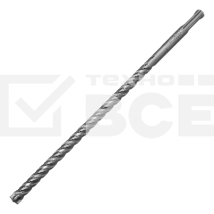 Бур по бетону Denzel цельная крестовая пластина, 10x265 мм, SDS PLUS