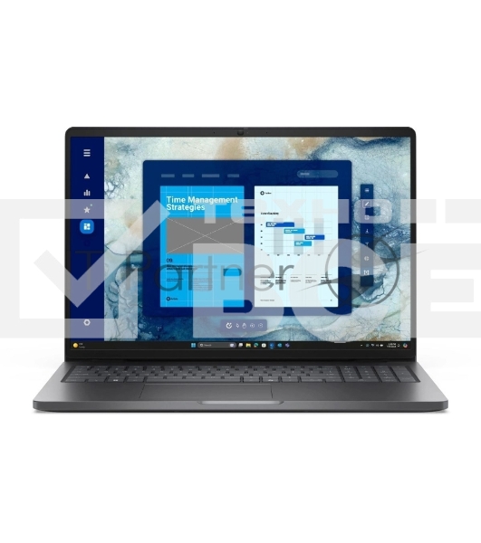 Ноутбук DELL 16 Pro Ultra 5 235U 16” 16:10 FHD+ (1920 x 1200),60Hz,IPS,Non-Touch, AGl,300 nit,16GB (1x16GB) 512GB SSD Intel graphics ,Backlit,FPR,2y,Linux,1,9kgKB Eng