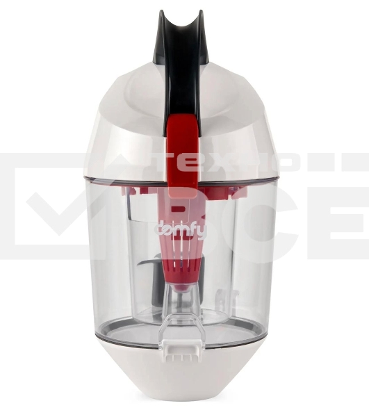 Пылесос Domfy DSC-VC505 белый/красный, 350/2000 Вт, уборка сухая, пылесборник контейнер 2.5 л