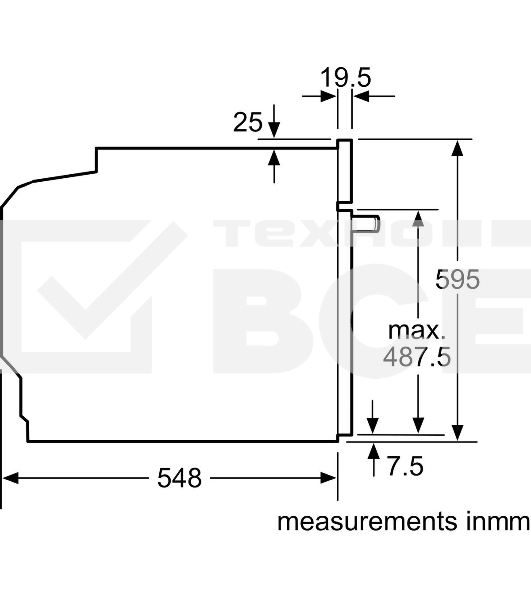 Духовой шкаф электрический Bosch HUA736ER0 нержавеющая сталь