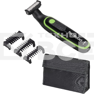 Машинка для стрижки Polaris PHC 0303RB черный/лайм 240Вт
