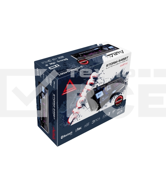 Автомагнитола AURA STORM-545BT, 1 DIN, Bluetooth, USB Type-A, AUX