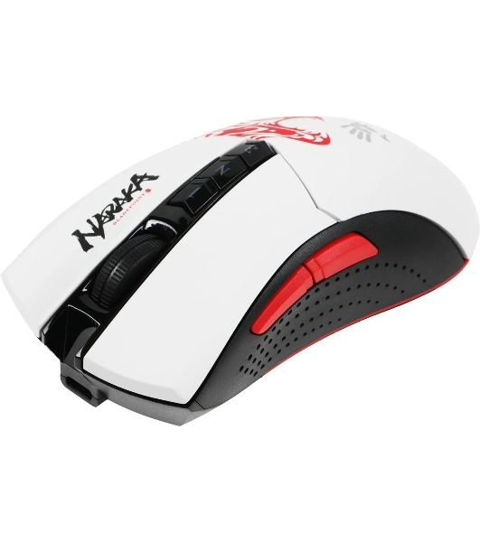 Мышь беспроводная A4Tech Bloody R90 Plus Naraka белый, 5000 dpi, радиоканал, USB, кнопки - 8