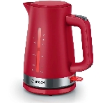 Электрочайник Bosch TWK4M224 красный, 1.7 л, 2200 Вт, скрытый нагревательный элемент, фото2