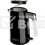 Чайник электрический Polaris PWK 1746CA Water Way Pro 1.7л. 2200Вт черный (корпус: нержавеющая сталь), фото10
