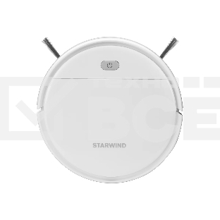 Робот-пылесос Starwind SRV3955 белый, 18 Вт, 1500 мАч Li-Ion, уборка влажная/сухая, пылесборник контейнер 0.2 л