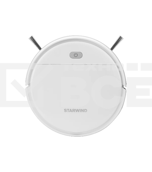 Робот-пылесос Starwind SRV3955 белый, 18 Вт, 1500 мАч Li-Ion, уборка влажная/сухая, пылесборник контейнер 0.2 л