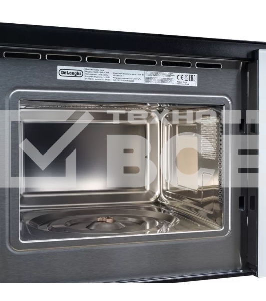 Микроволновая печь встраиваемая DeLonghi DMO 25BB ROMA белый, 25 л, 1450 Вт, переключатели - сенсор