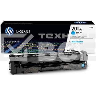 Тонер Картридж HP 201A CF401A голубой для HP CLJ Pro M252/M277 (1400стр.)