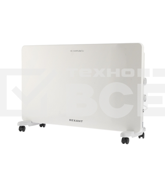 Конвектор Rexant 60-0095 белый, 2000 Вт, 25 м2, термостат