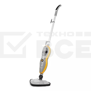 Швабра паровая Kitfort КТ-1047 1500Вт серый/оранжевый