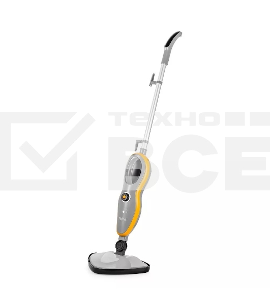 Швабра паровая Kitfort КТ-1047 1500Вт серый/оранжевый