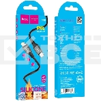 Кабель Hoco X86 iP Spear PD USB Type-C (m)-Lightning (m) 1м черный коробка, фото2