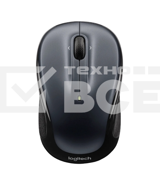 Мышь беспроводная Logitech M325 черный, 1000 dpi, радиоканал, USB, кнопки - 3