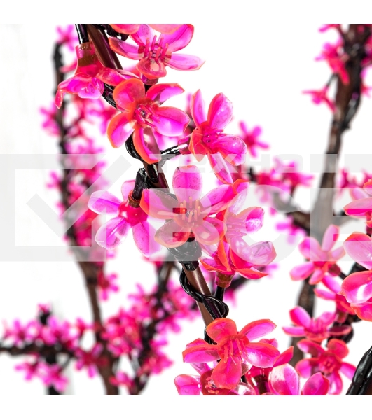 Светодиодное дерево Neon-night Сакура, высота 1,5м, диаметр кроны 1,8м, розовые светодиоды, IP65, понижающий трансформатор в комплекте