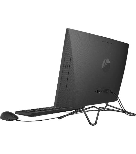 Моноблок HP 200 G4 21.5' Full HD i5 1235U (1.3) 8Gb SSD512Gb UHDG DVDRW Free DOS GbitEth WiFi BT клавиатура мышь Cam черный 1920x1080
