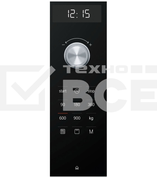 Микроволновая печь встраиваемая Bosch BEL554MS0 нержавеющая сталь/черный, 25 л, 900 Вт, переключатели - поворотный механизм/сенсор