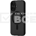 Чехол (клип-кейс) uBear для Apple iPhone 16 Cloud with MagSafe черный (CS427BL61MT-I24M), фото5