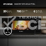 Микроволновая печь Hyundai HYM-M2096 черный, 20 л, 700 Вт, переключатели - поворотный механизм, фото21