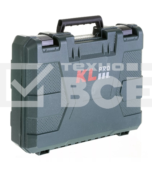 Профессиональный ударный бесщеточный шуруповерт Klpro KLDM18B-50 (18В, Li-ion-2шт, 5.0А·ч, 60Нм, ручка, З/У-4А,в кейсе)