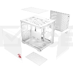 Компьютерный корпус Bloody CC-121 белый без БП mATX 7x120мм 1xUSB2.0 1xUSB3.0 audio, фото2