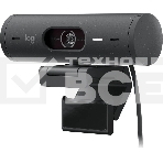 Веб-камера Logitech HD Webcam Brio 500 черный 4Mpix (1920x1080) USB Type-C с микрофоном (960-001424), фото4