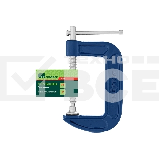 Струбцина Сибртех 20582 g-образная, 75 мм