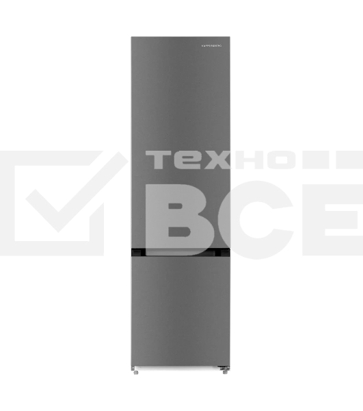 Холодильник Kuppersberg RFCN 2016 X нержавеющая сталь двухкамерный 274/105л морозилка снизу, No Frost