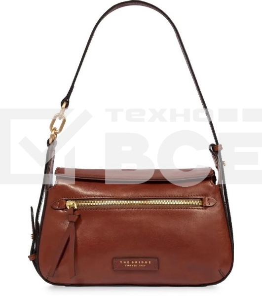 Сумка женская The Bridge Ingrid 04571501/14 коричневая натур.кожа
