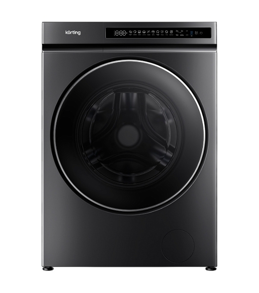 Стиральная машина Korting KWM 60ID1203 GR серый, загрузка фронтальная 10 кг, 1200 об/мин, класс A+++