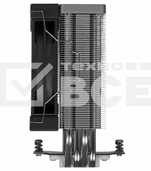 Кулер для процессора DEEPCOOL AK400 черный, 120 мм, алюминий/медь, 1850 об/мин, 29 дБ, 4 pin, 220 Вт, 155 мм