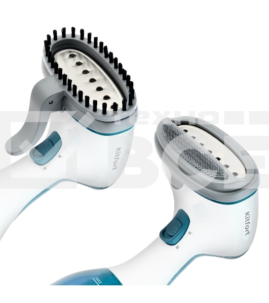 Отпариватель Kitfort КТ-916-1/Мощность: 900-1100 Вт.Объем резервуара для воды: 220 мл.голубой