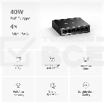 Настольный коммутатор Mercusys MS106LP с 6 портами 10/100 Мбит/с (4 порта PoE+), фото17