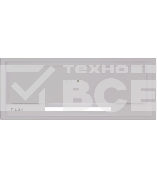 Вытяжка встраиваемая Lex Hyper 600 GS WH Inverter белый управление: сенсорное (1 мотор)