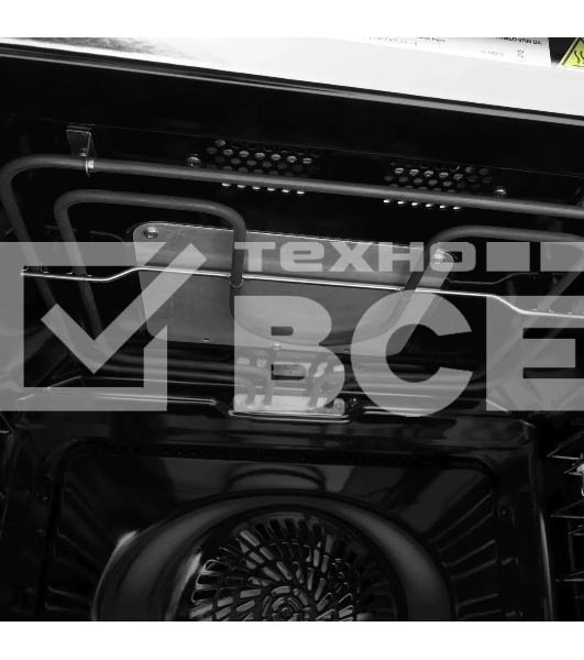 Духовой шкаф электрический Hyundai HMEO 6780 DX черное стекло/серебристый