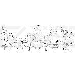 Кресло руководителя Бюрократ CH-820MSG-F бежевый 38-402 крестов. пластик подст.для ног, фото20