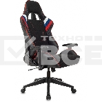 Кресло игровое Бюрократ VIKING 4 AERO RUS белый/синий/красный/черный, искусст. кожа/ткань, две подушки, фото38