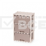 Комод Альтернатива Колорит 3-х секционный бежевый М7833, фото 1