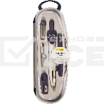 Готовальня Silwerhof Daily, корпус синий, металл, 12 см, в комплекте: 5 предметов, фото4