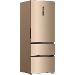 Холодильник Haier A4F742CGGU1 золотистый трехкамерный 277/129л морозилка снизу, No Frost, фото2