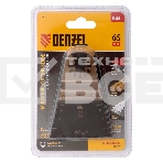 Насадка для МФИ Denzel режущая прямая, BiM, по металлу и дереву, 65 x 1,2 мм, мелкий зуб, фото6