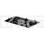 Газовая варочная панель Kuppersberg FG 95 B, закаленное стекло, ширина 90 см, 5 газовых конфорок, WOK конфорка(4,2 кВт), автоподжиг, газ-контроль, чугунные решетки, черный, фото2