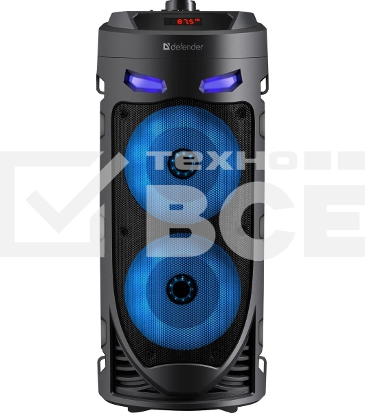 Портативная колонка Defender 16W черный CRASHBOOM