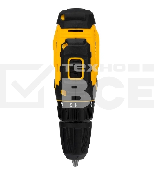 Дрель-шуруповерт Denzel CDL-18-0, Аккумуляторная, 18В, Без АКБ и ЗУ