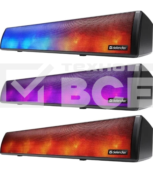 Саундбар Defender Z8, 2.0, черный