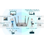 Роутер D-Link DIR-1260/RU/R1A, Wireless AC1200 2x2 MU-MIMO Dual-band Gigabit Router with 1 10/100/1000Base-T WAN port, 4 10/100/1000Base-T LAN ports and 1 USB port.802.11b/g/n/ac compatible, up to 300 Mbps, фото13