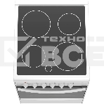 Плита электрическая Darina B 3607 W белый/черный, конфорок 4 шт, духовка 50 л, 50 см x 85 см x 56 см, фото4