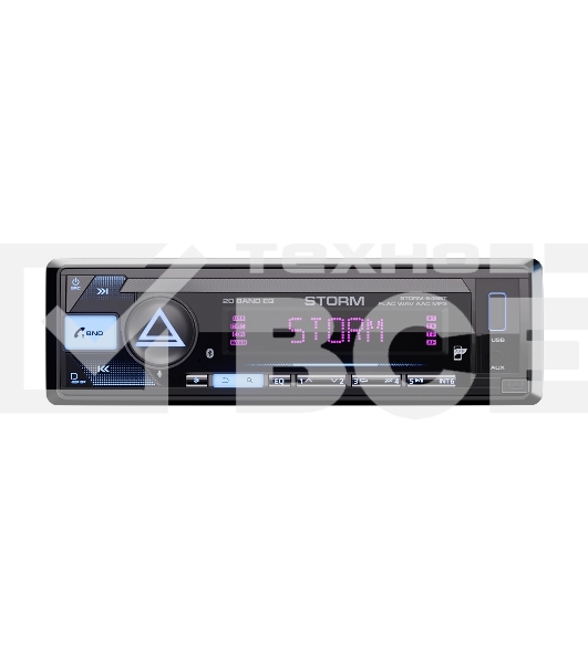 Автомагнитола AURA STORM-545BT, 1 DIN, Bluetooth, USB Type-A, AUX