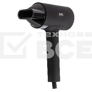 Фен JVC JHD011 черный, 1600 Вт